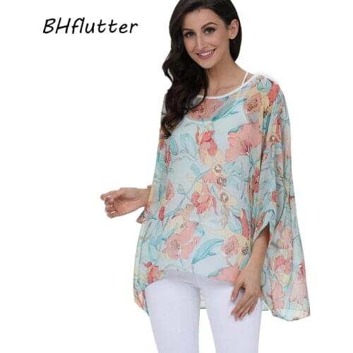 Женские модные рубашки BHflutter China At AliExpress