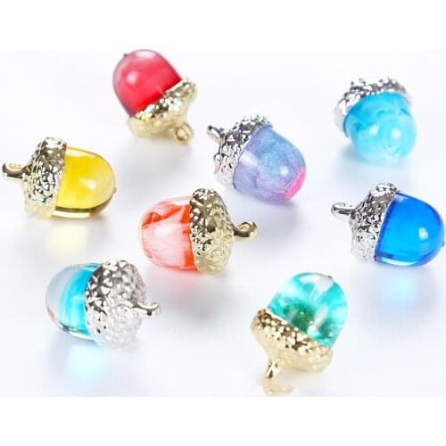 Acorn shape necklace pendant Silicone Mold for jewelry making Resin jewelry tool UV epoxy resin molds decorative craft