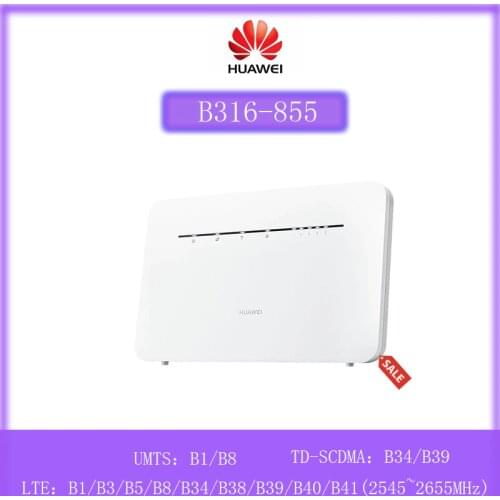 Huawei 4G modem routeur B316-855 Mobile 2 Pro avec fente pour carte sim Huawei 4G Lte routeur wifi prise en charge de la carte