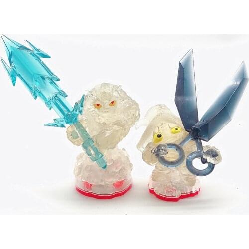 Crystal Clear Thunderbolt Variant Short Cut rare Skylanders Trap Team