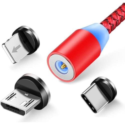 Magnetic USB Cable Fast Charging USB Type C Cable Magnet Charger Data Charge Micro USB Cable Mobile Phone Cable USB Cord