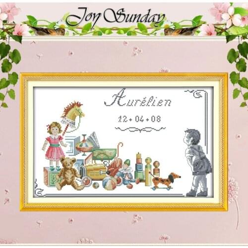 Memory Of Childhood Patterns Counted Cross Stitch 11CT 14CT Cross Stitch Set Wholesale Cross-stitch Kit Embroidery Needlework