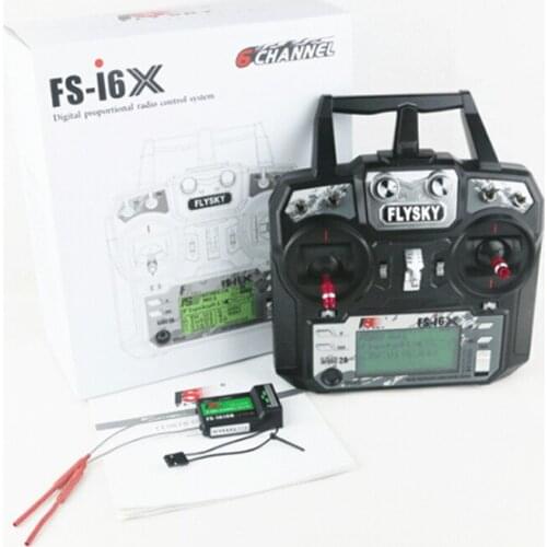 Newest Flysky FS-i6X 2.4GHz 10CH RC Transmitter With i-BUS IA6B IA10B X6B Receiver For RC Heli Quadcopter Airplanes