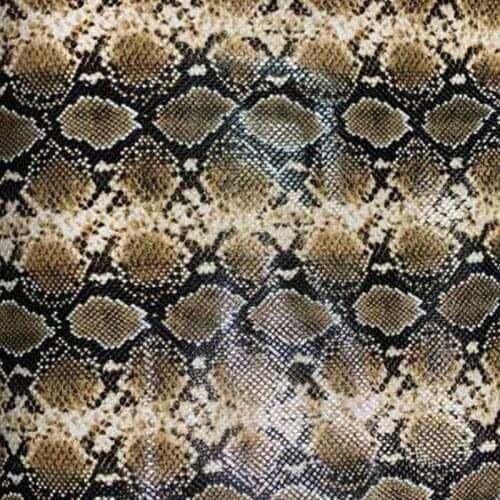 Wholesale Vintage Snake Embossed Leather Fabric For Fashion Purse/Tote/Boot/Sandal
