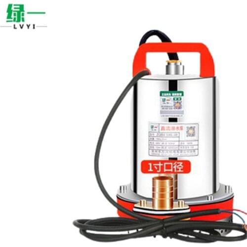 DC Submersible Sump / Agricultural Stainless Steel Garden Tools Underwater Water Sewage Self-Suction Pump Drainage Irrigation