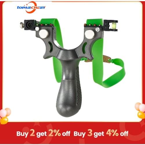 2020 New Rubber Band Slingshot Hunting High Precision Flat Leather Slingshot Professional Fast Bow Outdoor Special For Hunting