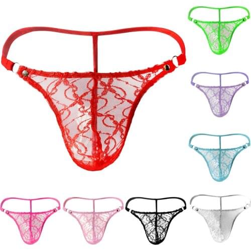 Mens Sexy Lingerie For Men Sex Set Bra Underwear Lace Mesh G-string Thongs Panties Briefs Underpants Lingerie Femme Sexy Трусы
