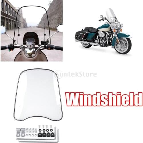 Universal Clear PC Windshield Wind or For Motorcycle ATV