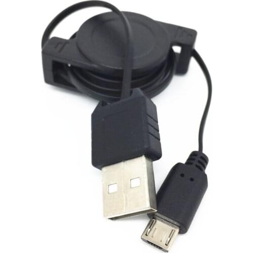 Retractable Micro USB Data Sync Charger Cable for Htc A6390 T329T D316D S510E C715 C510E A9191 A9188 A7272 Desire Z S610D X515M