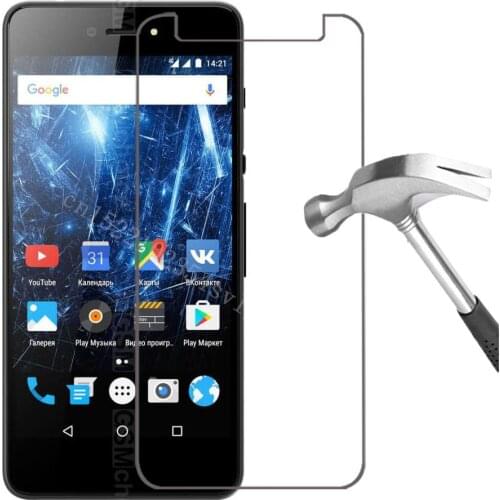 Smartphone 9H Tempered Glass for Highscreen razar/razar pro Protective Film Screen Protector cover phone