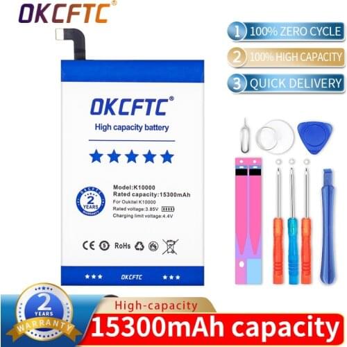 OKCFTC High Quality Real 15300mAh Battery Replacement Backup Battery For Oukitel k10000