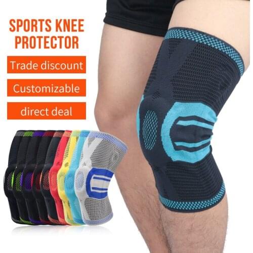 1Pair Unisex Elastic Breathable Sports Knee Guard Health Gifts For Loved Ones Spring Can Lighten Load O-Ring Massage Patella