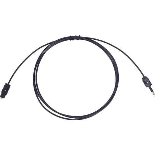 1pc 1M Toslink Audio Cable Digital Optical SPDIF Audio Cable Wire For Toslink To Mini Plug 3.5mm Audio Connector Cable
