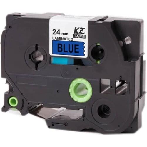 24mm Tze551 black on blue Tz551 Compatible for Brother P-touch Label Printers Laminated Tze Label Tape Tze-551 Tz551