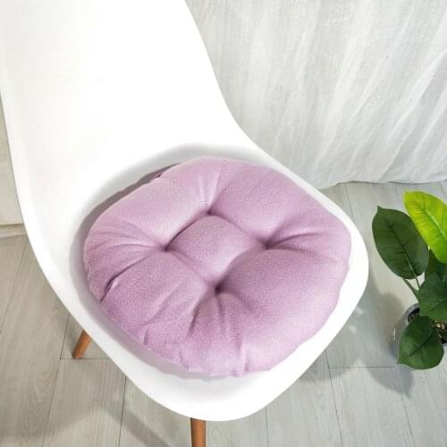 40*40cm Round Cotton And Linen Style Cushion Round Meditation Chair Cushion Home Decoration Accessries