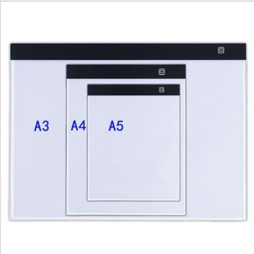 A3/A4/A5 Size Drawing Tablet Led Light Pad Tablet Diamond Painting Tools Eye Protection Bright Copy Board Diamond Embroidery art
