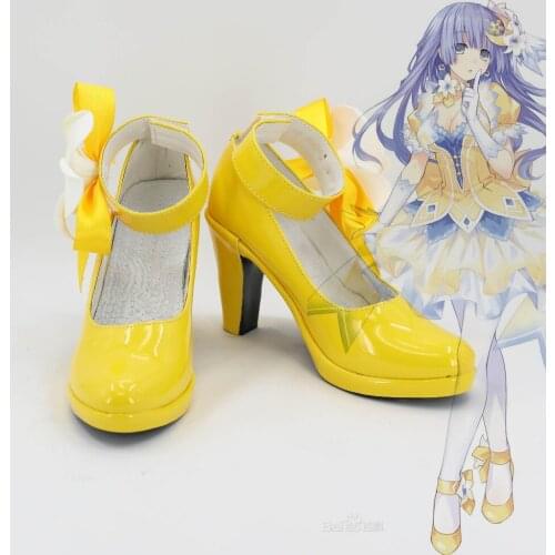 DATE A LIVE Izayoi Miku Cosplay Shoes Boots Custom Made Any Size