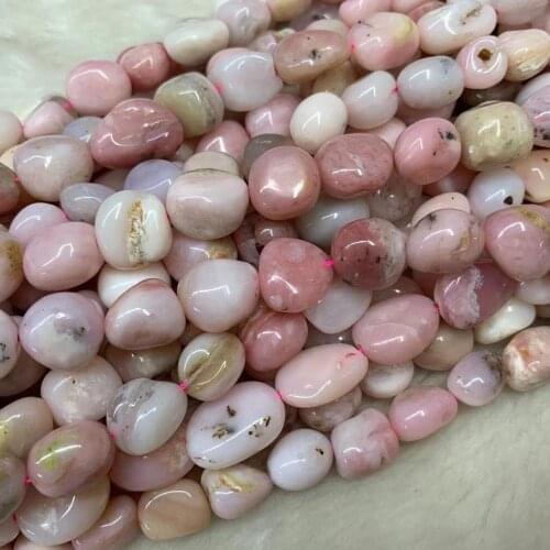 Pink opal stone beads natural gemstone beads DIY loose beads for jewelry making strand 15" wholesale