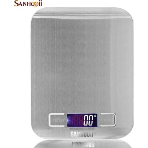 5000g/1g Stainless Steel Digital Multifunction Weighing Kitchen Food Scale Home Gadgets ZM56