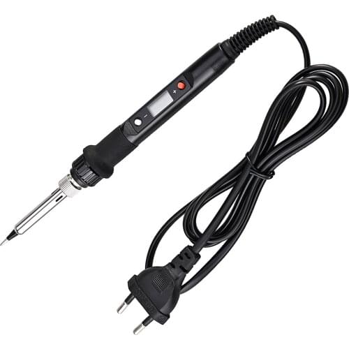 80W Digital Electric Soldering Iron Kit LCD Thermostat Electric Soldering Iron Temperature Adjustable 220V Welding Tool