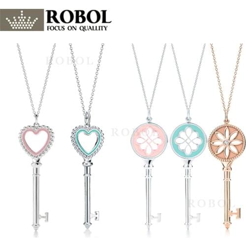 High Quality 1:1 TTFF 925 Sterling Silver Multi-Style Necklace Jewerly Original Design Model Exquisite Craftsmanship