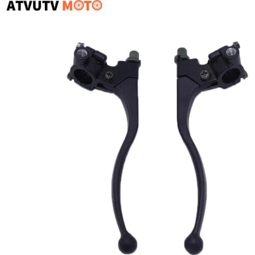1 Pair Handle Front Brake Lever With 10mm Hole For Yamaha PW80 PW PY 80 PY80 80cc Dirt Bike Motorcros Pit Bike ATV
