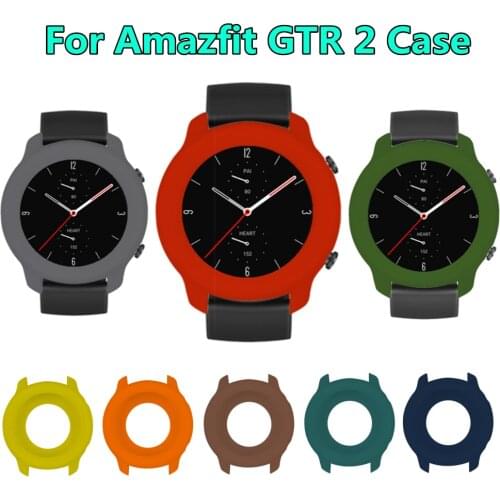 Silicone Cover For Amazfit GTR 2 Watch Protective Case For Xiaomi Amazfit GTR 47mm 42mm / GTR2 Soft TPU Protector Frame Shell