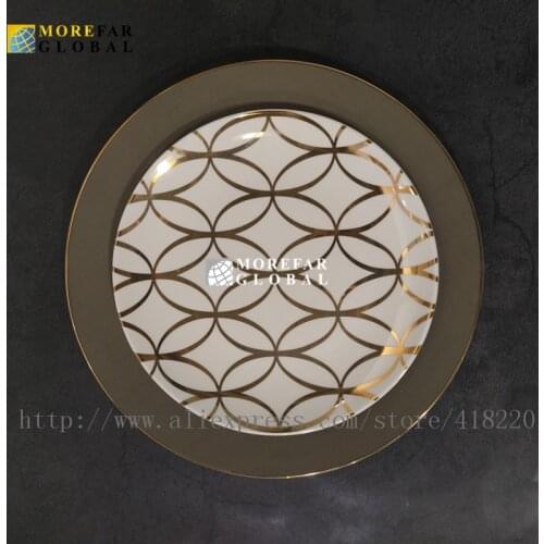 Glass Charger Plate Dinner Plate Kitchen Bar For Wedding Fmaily Party Good Quality Great Design
