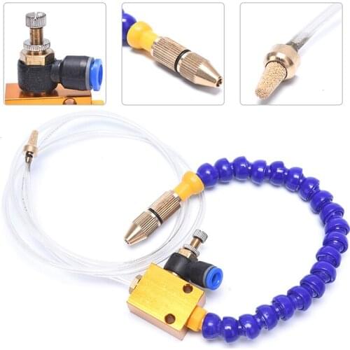CNC Lathe Lubrication Drill Grind Nozzle Air Pipe Spray System Heavy Duty Engraving Machine Metal Milling Mist Coolant DIY