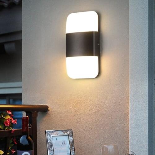 15W IP65 Waterproof LED Wall Lamp Outdoor Garden Balcony Porch Wall Light Villa Hotel Corridor Aisle Gate Wall Light