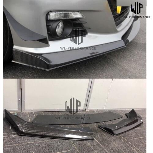 High Quality FRP / Carbon Fiber Front Splitter Front Lip Car Styling For Toyota GT 86 Subaru Car Body Kit 13-17