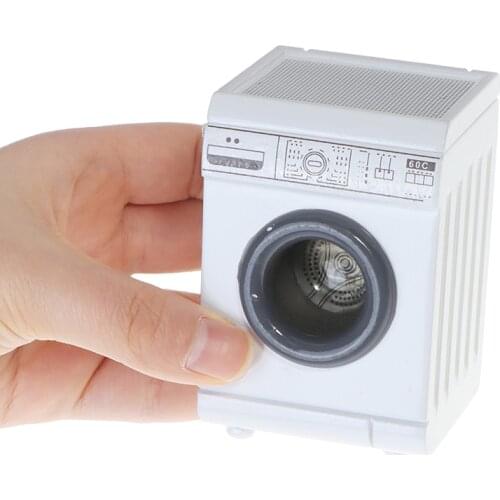 1/12 Dollhouse Miniature Furniture Home Appliance Laundry Washing Machine Model