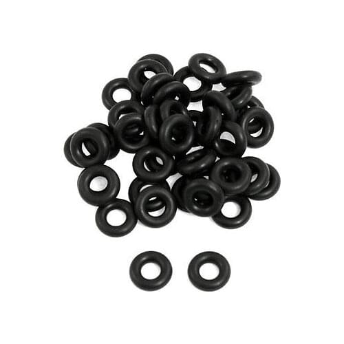 100 Pcs 5mm x 11mm x 3mm Nitrile Rubber Shielding O Ring Gasket Washer