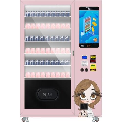 2020 customized eyelash vending machine combo vending machine commercial mask vending machine