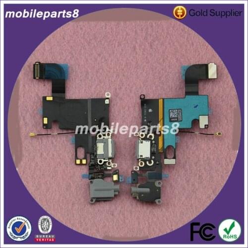 5pcs/lot OEM Charging Port USB Dock Connector Flex Replacement For IPhone 6 6G 4.7" inch Charger Dock Connector Flex