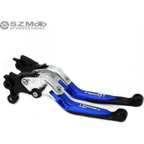 For BMW K1600GT K1600 GT 2011-2016 2015 Motorcycle Accessories Folding Extendable Adjustable Brakes Clutch Levers With LOGO CNC