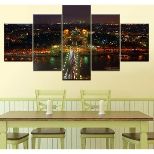 Canvas painting New York big city scenery print 5 wallpapers modern modular poster art canvas painting living room home decor