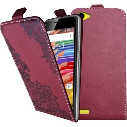 3D Stereo Embossing lace flower butterfly flip up and down leather phone bag cover case for Gretel A7