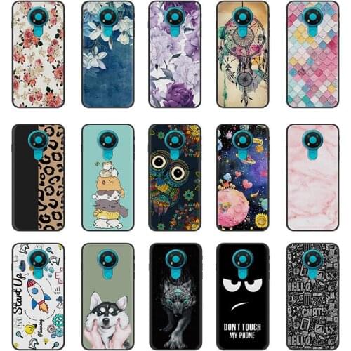 Cute Durable Phone Case For Nokia 3.4 Cartoon Soft Case Fashion Design New Soft Full wrap Anti-knock
