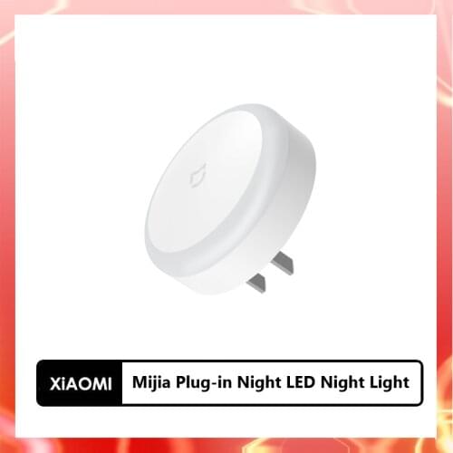Xiaomi Mijia Plug-in Night LED Night Light Touch Mode Night Light for Home Corridor Bedroom Aisle 220V