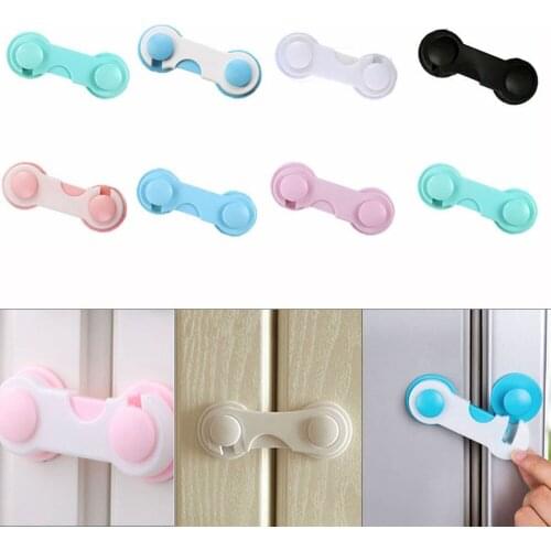Plastic Children Safety Lock Multi-function Cupboard Cabinet Door Window Drawer Safety Locks Security Protector Latch Daily Tool