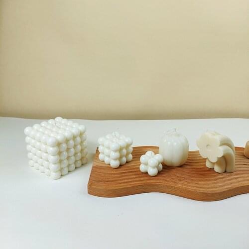 Cavities 3D Cube Baking Mousse Cake Mold Silicone Square Bubble Dessert Molds Cake Tray Kitchen Bakeware Candle Plaster Mould