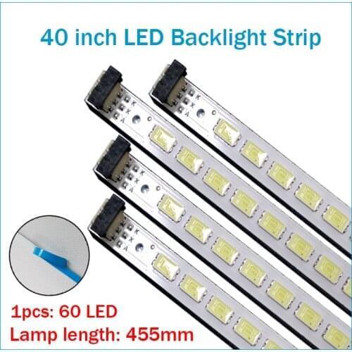 455mm LED Backlight strip 60Lamp for SLED 2011SGS40 5630 60 H1 REV1.0 LJ64-03567A LJ64-03029A 40INCH-L1S-60 LTA400HM13 L40F3200B