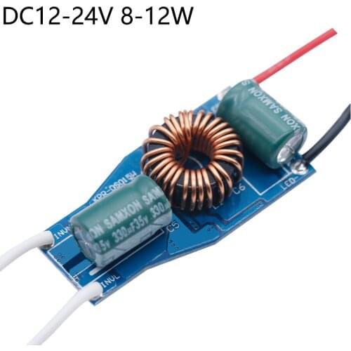 LED Driver DC12-24V to DC24-40V 8-12W Constant Current Driver Supply Power Driver Built-in Power Supply 290mA For DIY Bulb Lamp