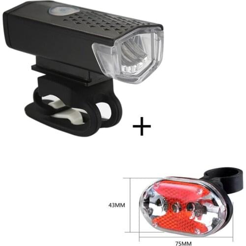 Waterproof Bicycle Front Rear Light Set LED 7 Flash MTB Mountain Bike Light Cycling Safety Warning Flashlight Bike Accessories