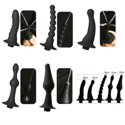 Wetips Silicone Enema Anal Cleaning Anus Douche Shower Toilet Cleaner Douche Bidet Washer Anaal Klisma Lavement Anal Shower