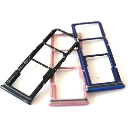 10pcs/lot Sim Card Tray SD Reader Holder For Samsung Galaxy A9 2018 A9 Star Pro A9S SM-A920F A920DS A920 SIM Card Tray Holder