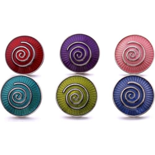 10pcs/lot Newest Metal Snap Button Jewelry 18mm Snap Bracelets fit for Women Man Button Bracelets Bangle