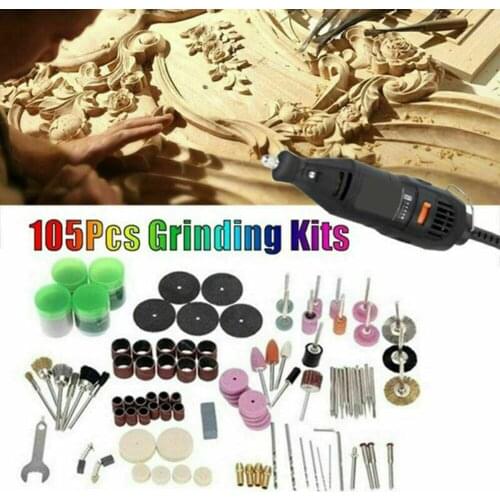 105pcs/set Electric Drill Rotary Tools For Cutting Carving Grinding Polishing