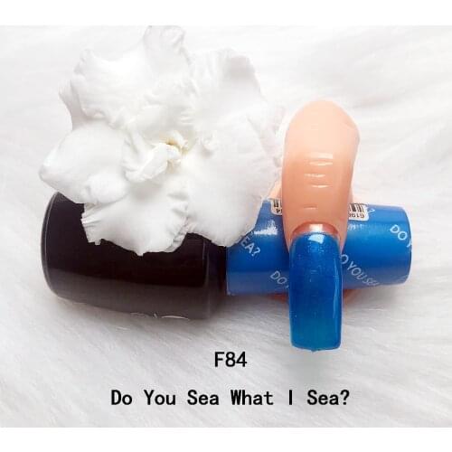 15ML Glitter Nail Gel Polish OPIE F84 DO YOU SEA WHAT I SEA Permanent Gel Semi Hybrid Nail Art DIY Design Base Top Varnish